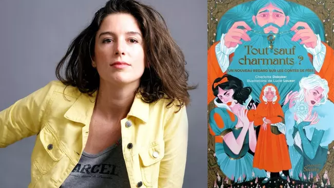 Charlotte Dekoker avec son livre Tous sauf charmants