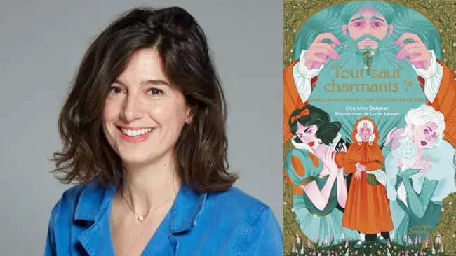 Charlotte Dekoker avec son livre "Tout sauf charmants"