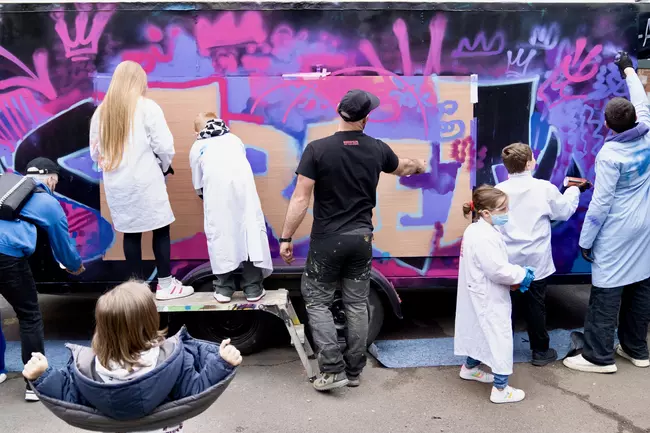 Mons Street Party Graffiti