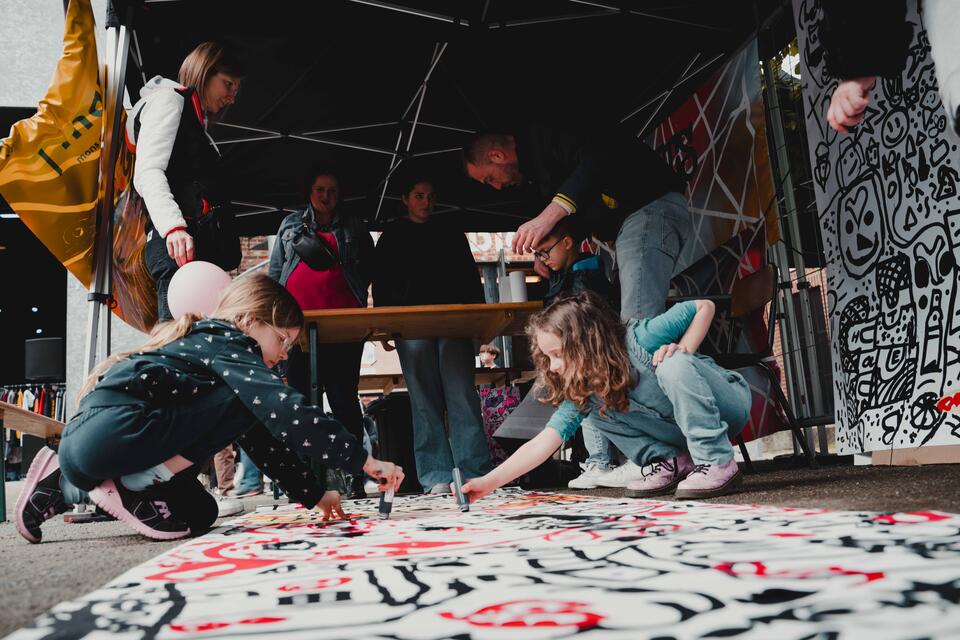 Ateliers avec les enfants Street Party